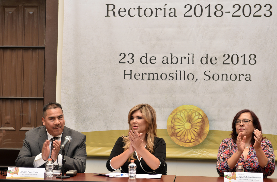 Atestigua Gobernadora toma de protesta de nuevo Rector de El Colegio de Sonora