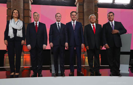 Primer debate entre candidatos a la Presidencia