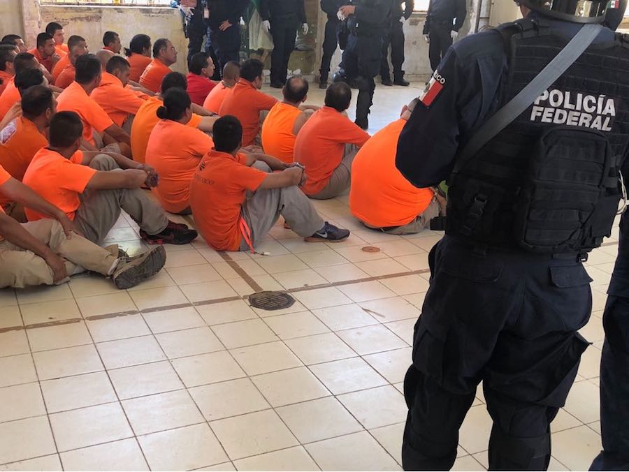 Llevan a cabo Estado y Federación cateo en CERESO Uno de Hermosillo