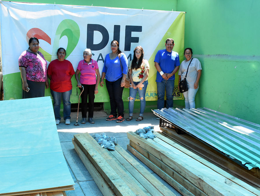 Entrega DIF Cajeme apoyo a familias víctimas de incendios
