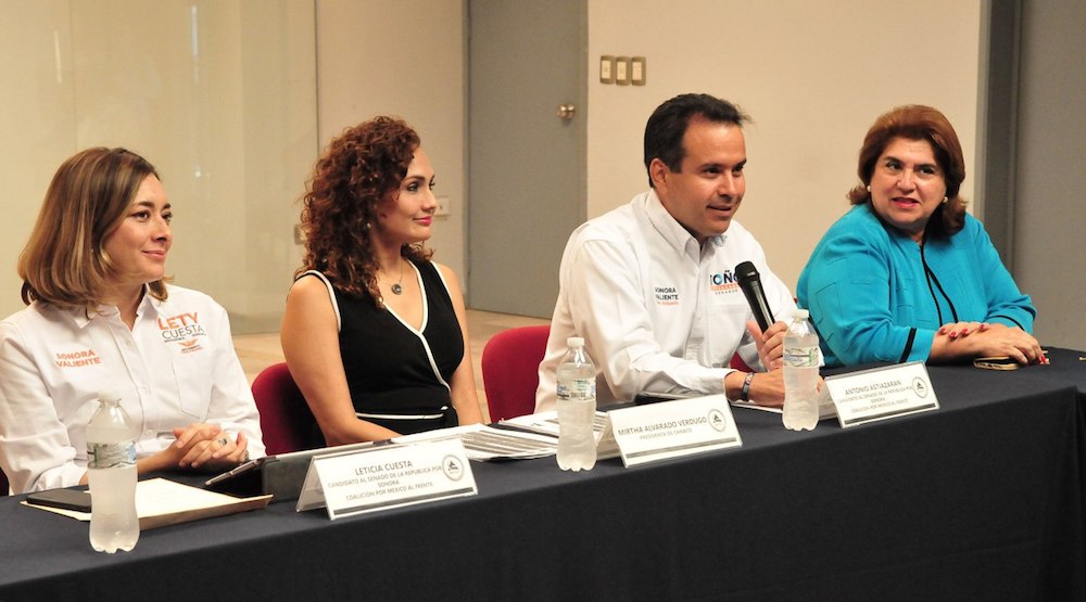 Toño y Lety comprometidos con el sector empresarial sonorense