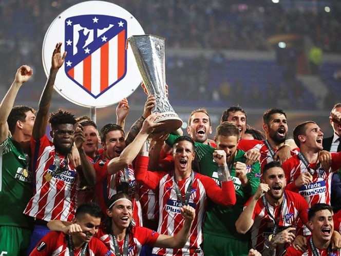 Atlético consigue cómodo título de Liga Europa