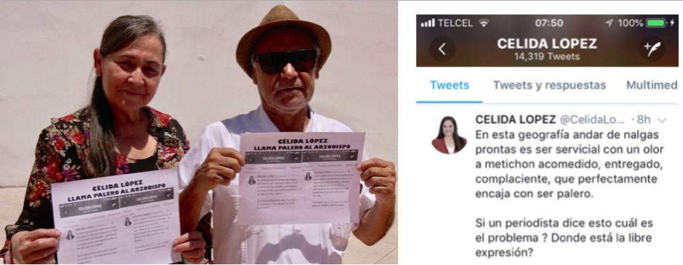 Indigna a católicos que Célida López llame palero al Arzobispo de Hermosillo Indigna a católicos que Célida López llame palero al Arzobispo de Hermosillo