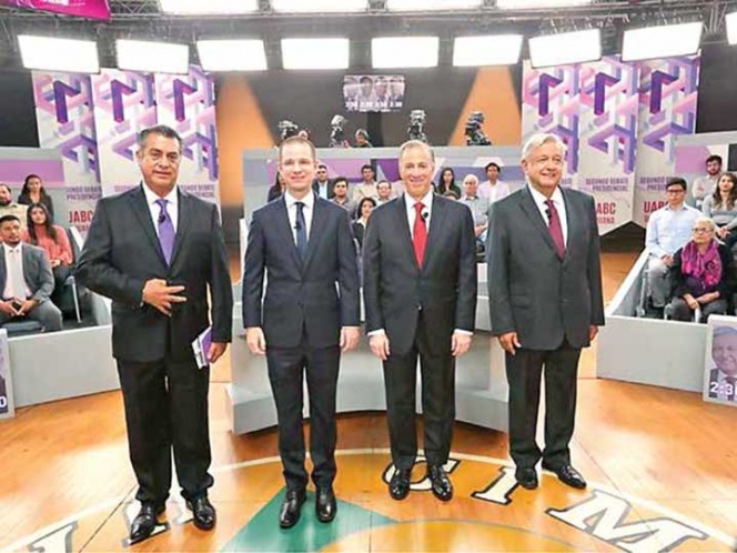 Debaten cara a cara; faltan 41 días para la elección Debaten cara a cara; faltan 41 días para la elección