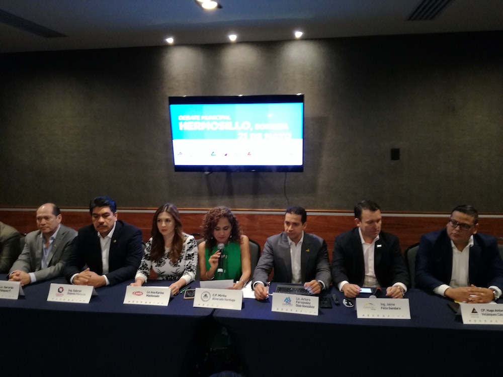 Organizan empresarios debate para los aspirantes a la presidencia municipal de Hermosillo