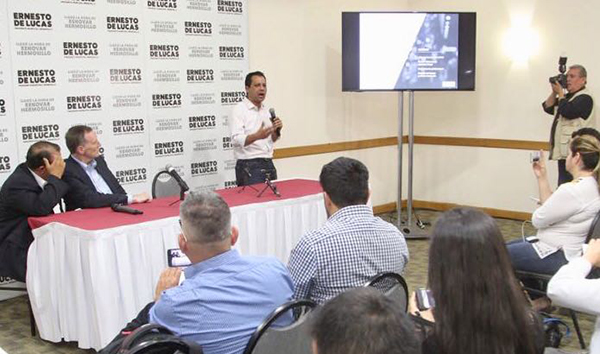 Presenta Ernesto de Lucas plan de seguridad Presenta Ernesto de Lucas plan de seguridad