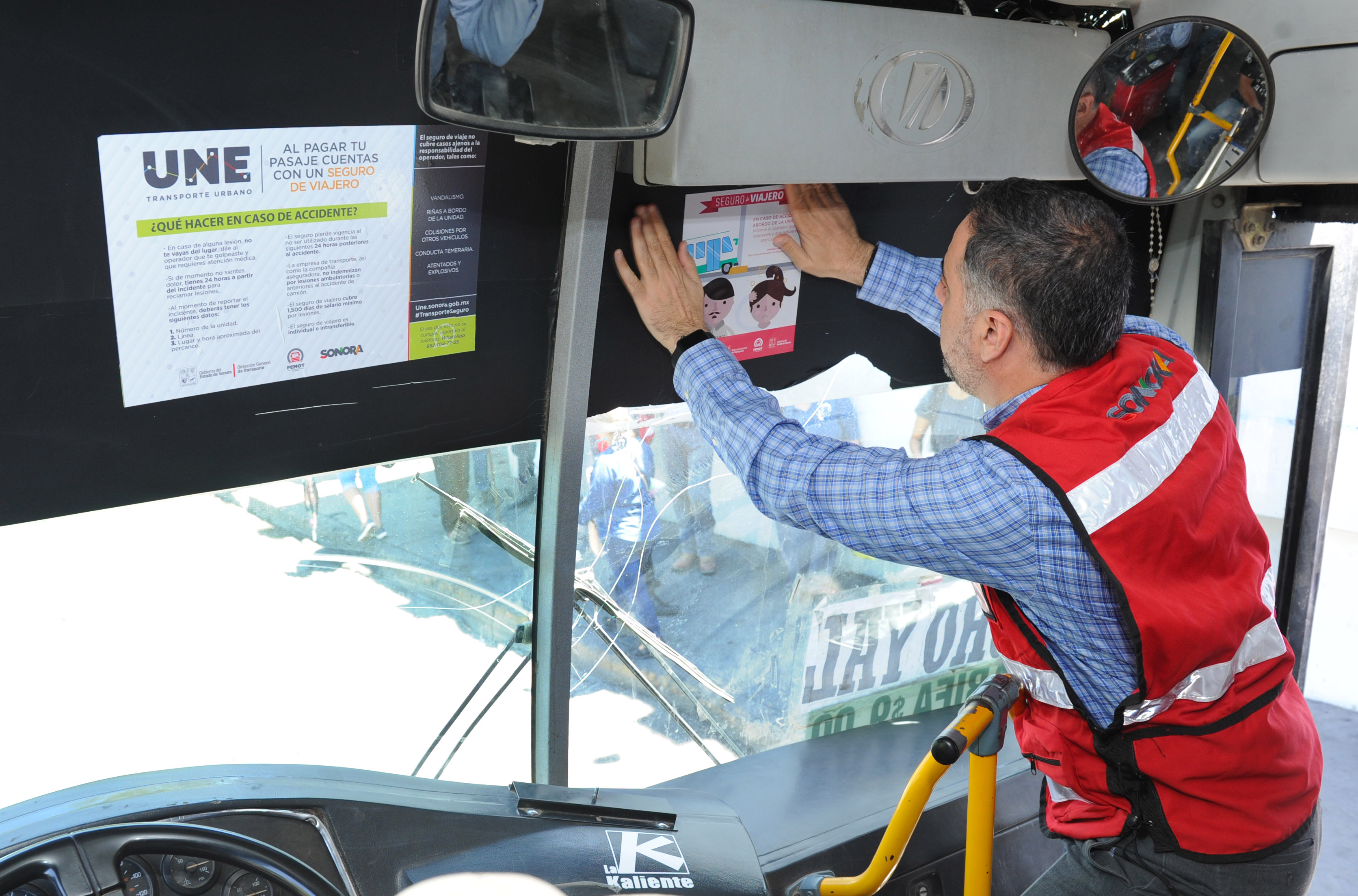 Tienen usuarios de transporte público seguro por accidente
