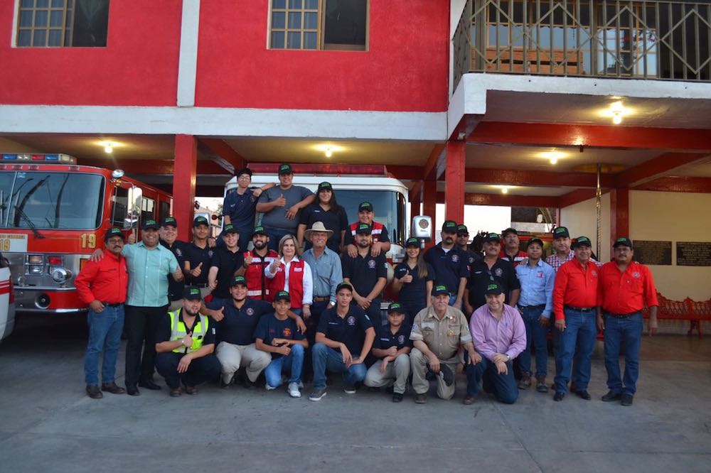Seguiremos fortaleciendo a Bomberos de Caborca: Karina García