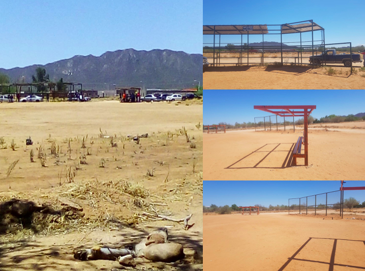 Seis campos deportivos abandonados ¿Les vale? Sí