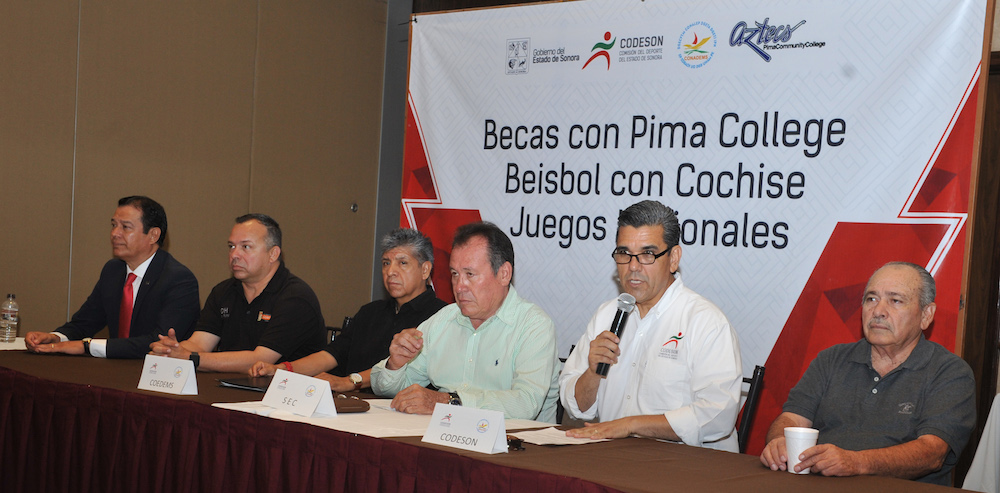 Becarán SEC Y CODESON a jóvenes beisbolistas en Pima Community College de Arizona