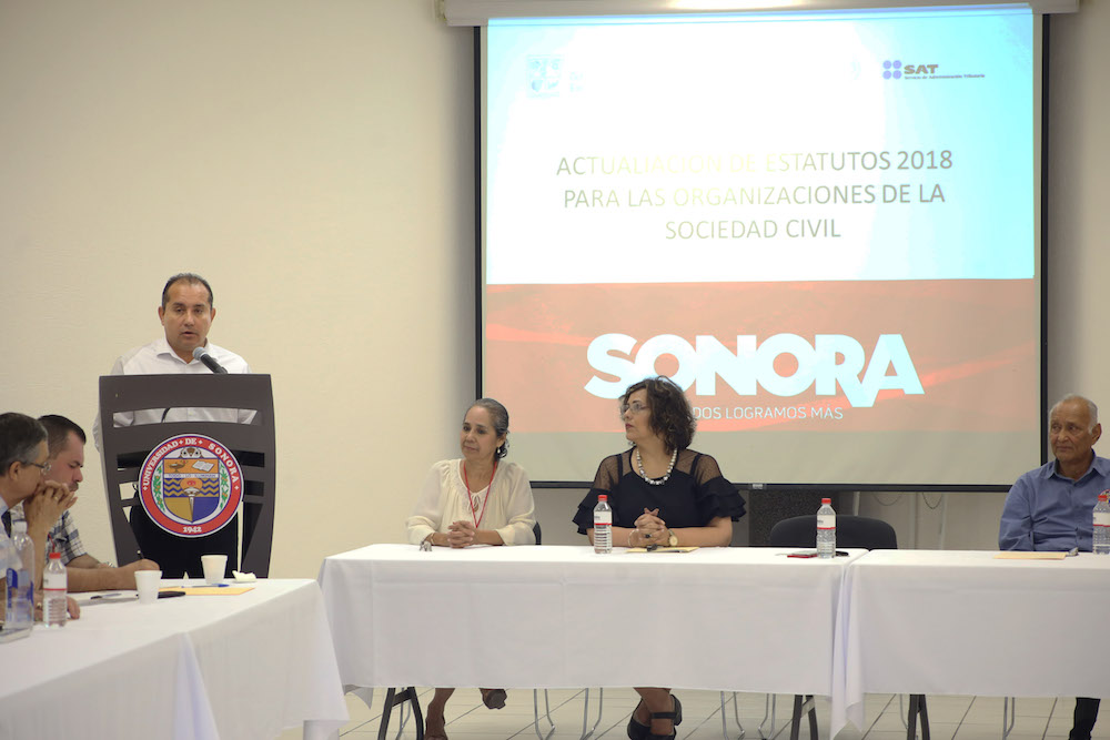 Capacita SEDESSON a Organizaciones de la Sociedad Civil en materia fiscal
