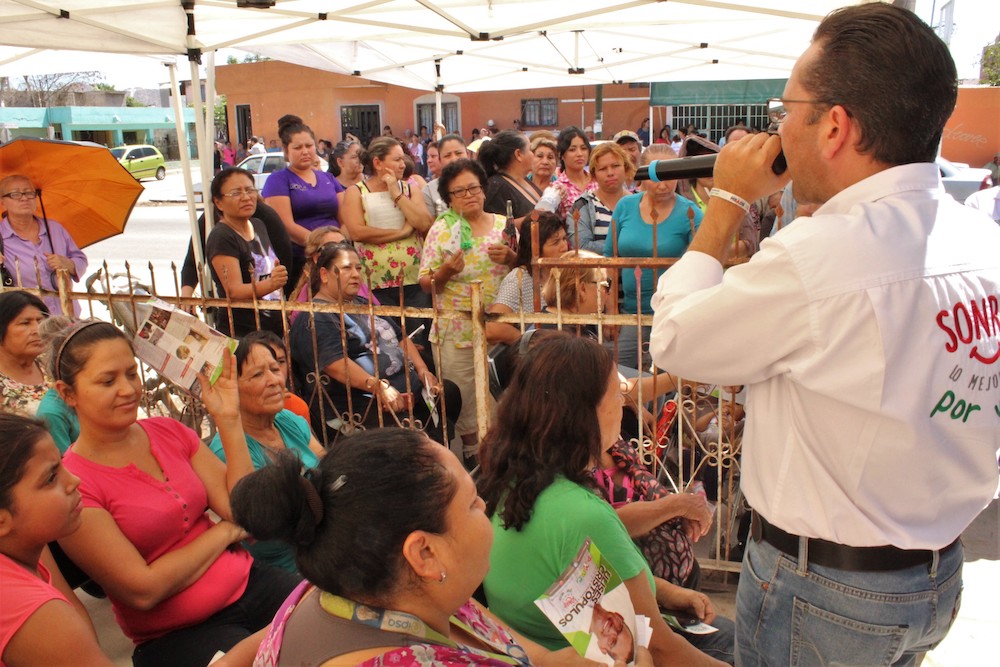 Lleva Ulises Cristópulos sus propuestas a las colonias del norte de Hermosillo