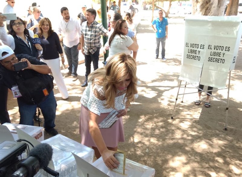 Pide gobernadora emitir el voto libre y en tranquilidad