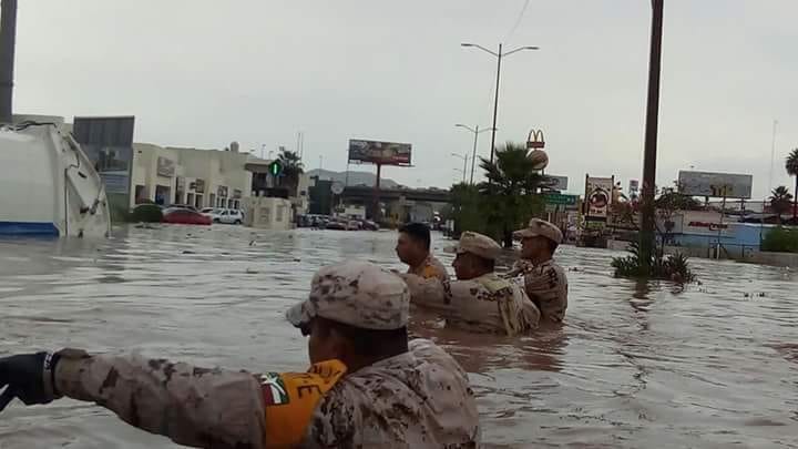Gobierno de Sonora pide Declaratoria de Emergencia ante severos daños por intensas lluvias