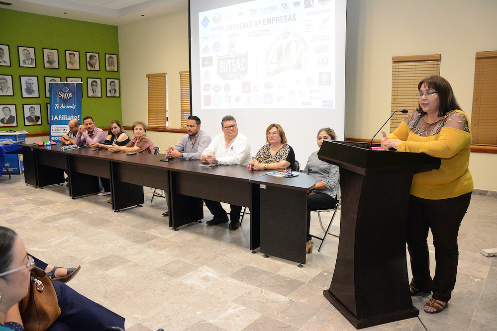 Celebra SUTSAC convenio de colaboración con empresas
