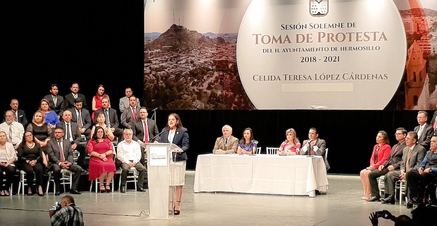Rinde protesta Célida López Cárdenas como Presidenta Municipal Rinde protesta Célida López Cárdenas como Presidenta Municipal