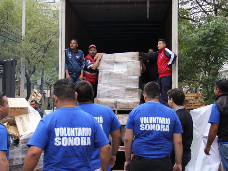 Habilitan centro de acopio en la CDMX para apoyar a Sonora