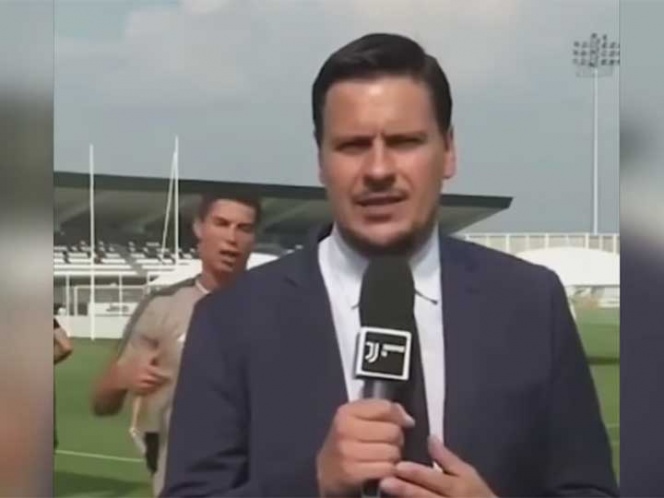Cristiano Ronaldo se burla de un periodista