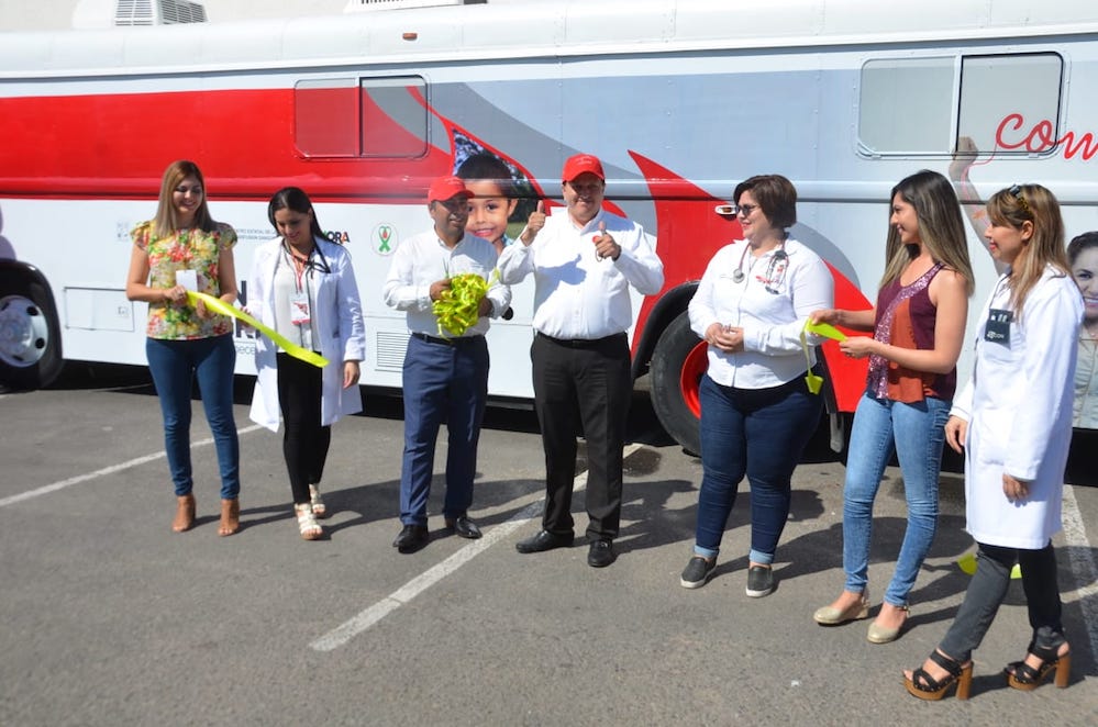 Cuenta Secretaría de Salud con Unidad Móvil para la Donación de Sangre