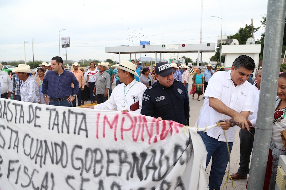 Liberan caseta de cobro en Esperanza
