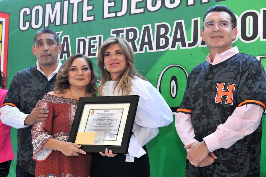 Reconoce gobernadora Pavlovich a trabajadores de la salud en Sonora