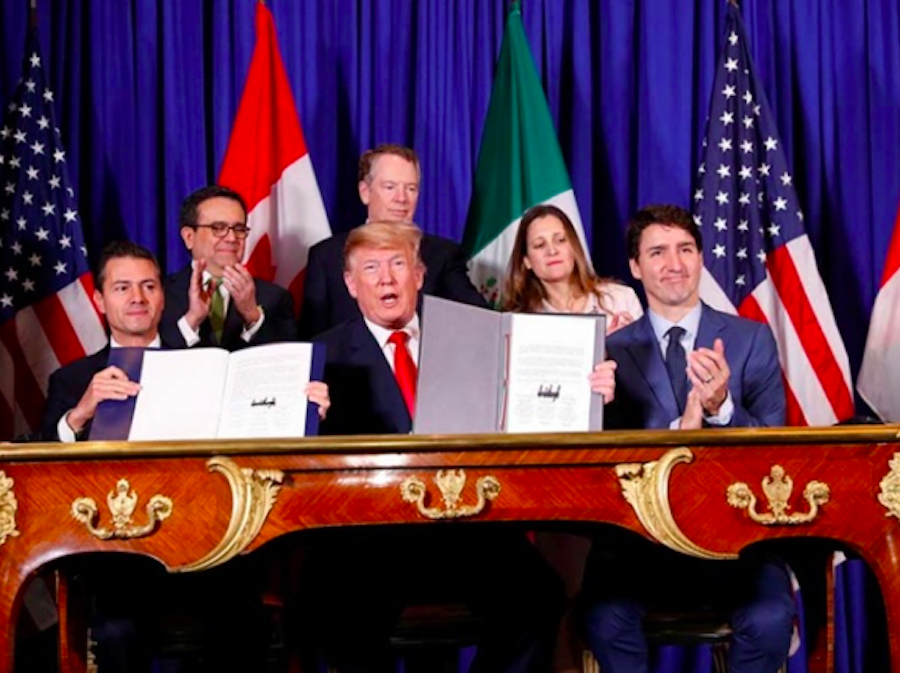 Peña Nieto firma T-MEC; se abre una ‘nueva etapa’ con EU y Canadá, asegura