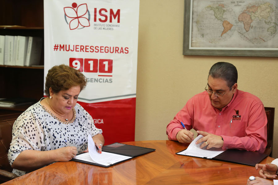 Ratifican convenio autoridades del ISM y CEDH Ratifican convenio autoridades del ISM y CEDH