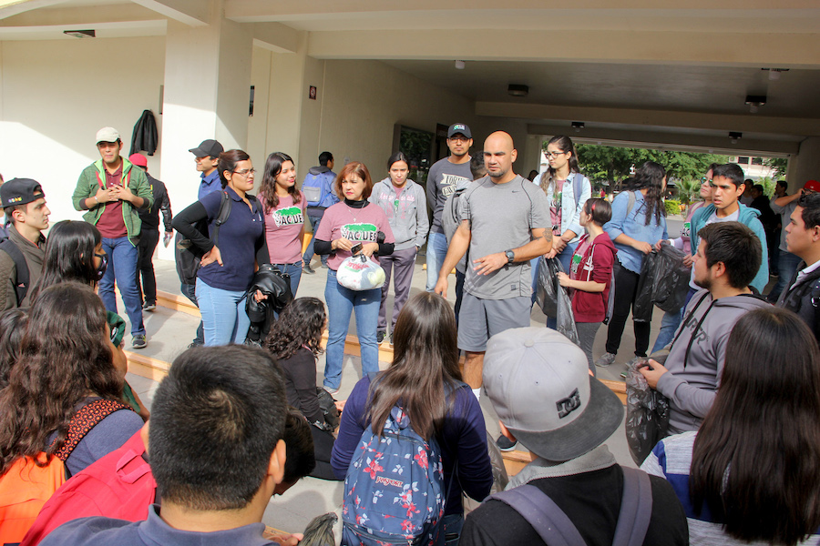 Realizan plogging en UES Hermosillo