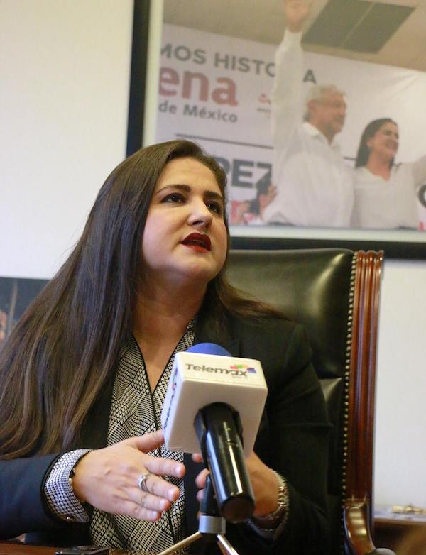 Efectivamente, Célida López pintará de Morena las patrullas Efectivamente, Célida López pintará de Morena las patrullas