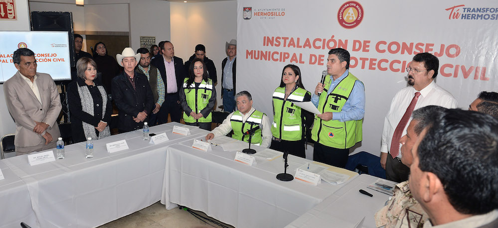 Trabaja Sonora en coordinación para atención de desastres naturales