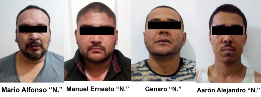 Capturan a cuatro presuntos responsables de agresión armada contra comisario de seguridad pública de Empalme