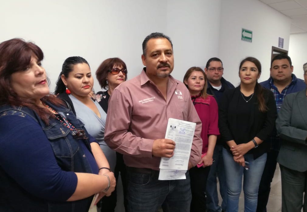 Hace entrega STEUS pliego de peticiones ante la Junta de Conciliación y Arbitraje