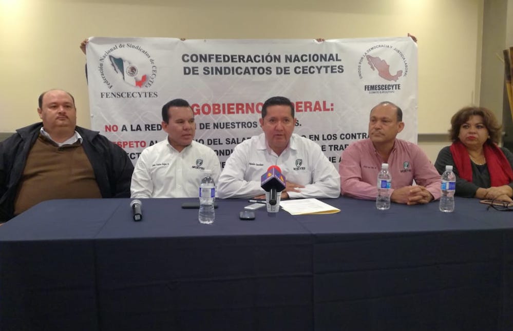 Por recorte presupuestal federal al Cecytes, Conalep y Cobach convocan a paro de labores