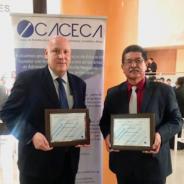 Reconoce Caceca calidad de programas de la UES
