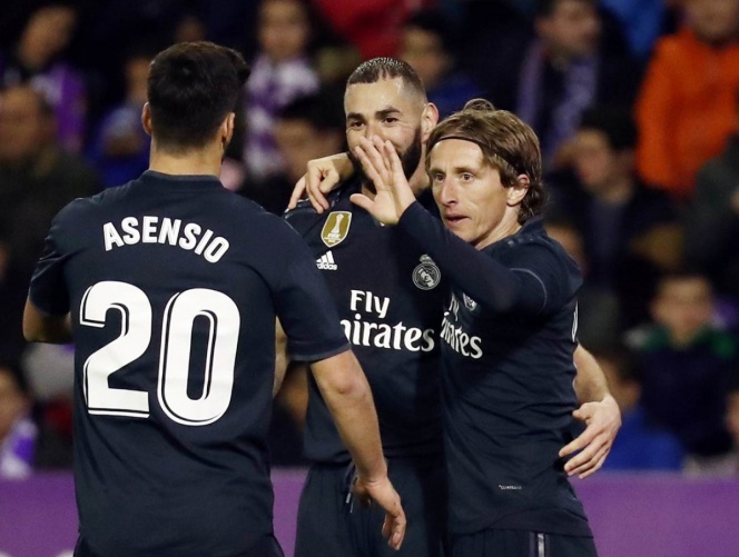 Real Madrid sufre para golear al Valladolid