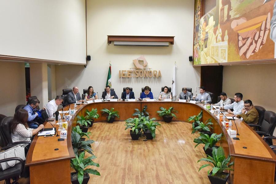 Aprueba IEE Sonora límites de aportaciones de financiamiento privado 2019 para partidos políticos