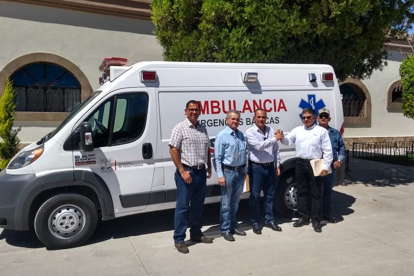 Amplía Salud Sonora cobertura de ambulancias en tres Municipios más
