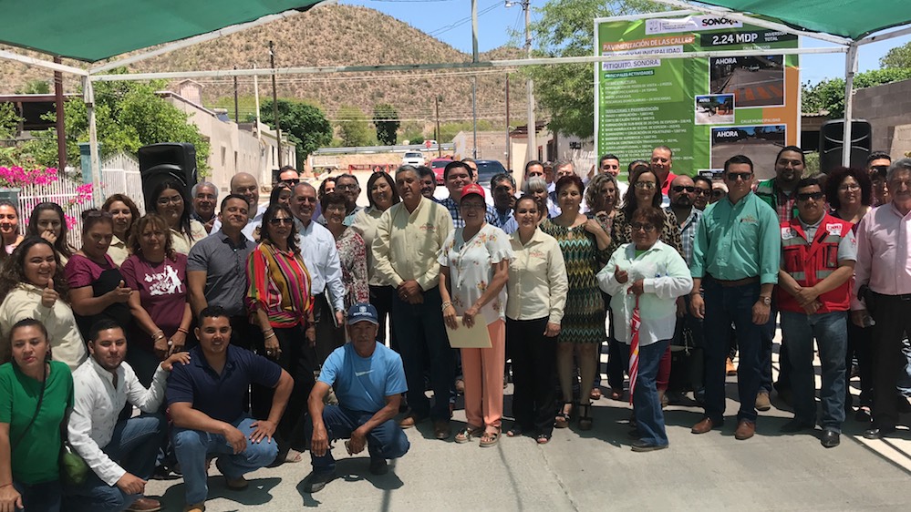 Entrega Sidur calles pavimentadas en Altar y Pitiquito Entrega Sidur calles pavimentadas en Altar y Pitiquito