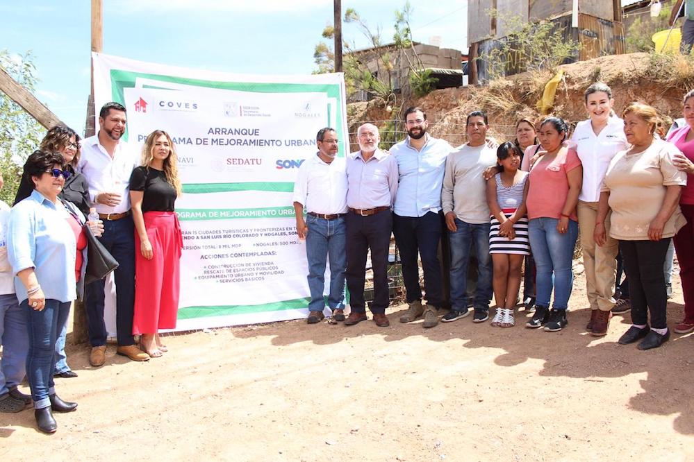 Inician Estado y Federación Programa de Mejoramiento Urbano en Nogales