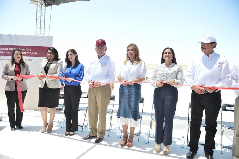 Inauguran Gobernadora y Secretario de SCT Libramiento Hermosillo