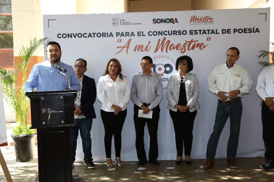 Convocan SEC e ISC a participar en el I Concurso Estatal de Poesía A mi maestro