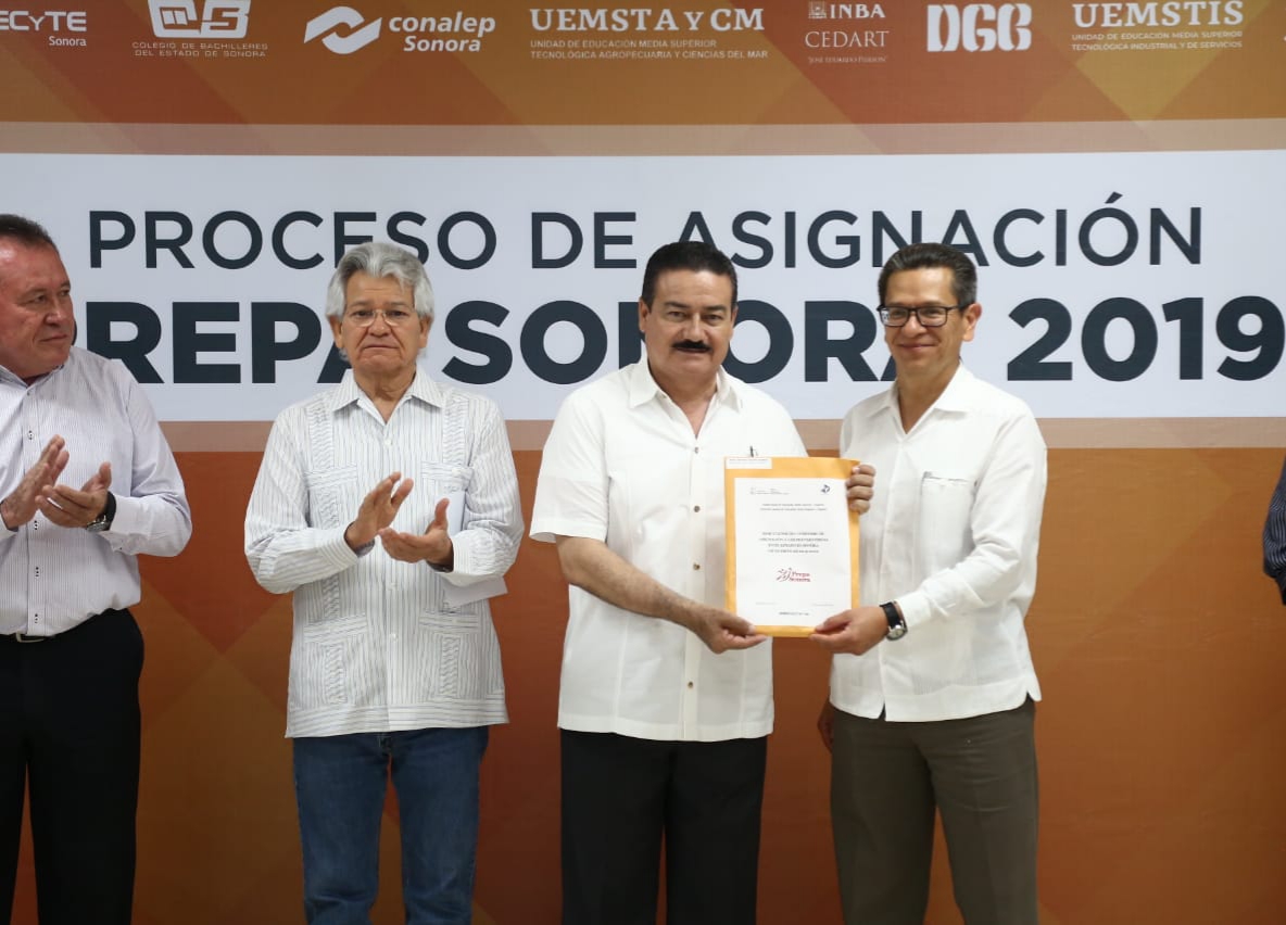 Entrega CENEVAL resultados del proceso de asignación Prepa Sonora 2019