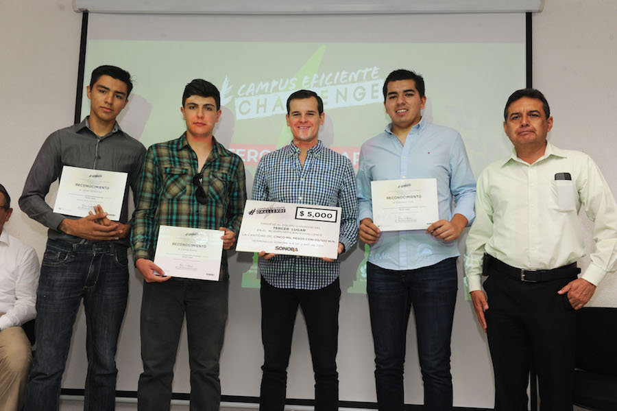 Premia Cedes a ganadores del Campus Eficiente Challenge