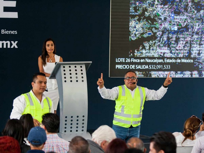 Obtienen 56.6 mdp por subasta de bienes inmuebles del narco