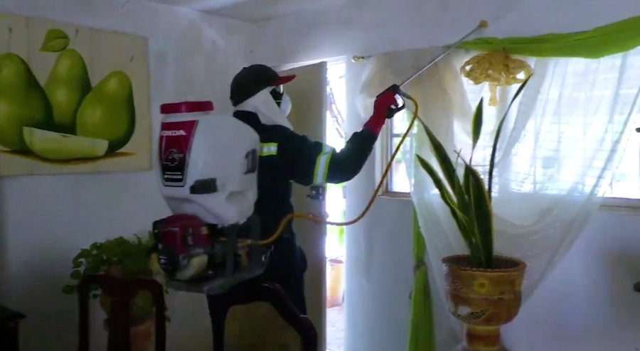 Combate personal de Salud el dengue