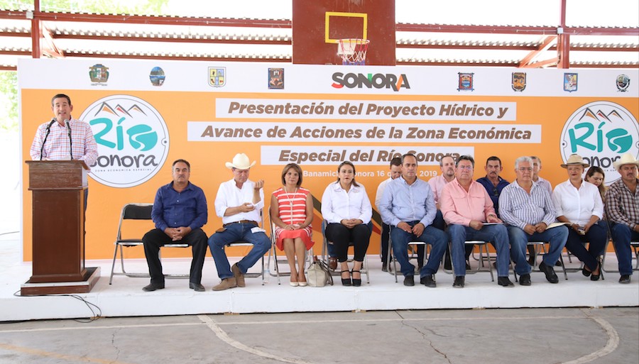 Presenta Gobierno del Estado Proyecto Hídrico y avance de acciones de la Zona Económica Especial del Río Sonora Presenta Gobierno del Estado Proyecto Hídrico y avance de acciones de la Zona Económica Especial del Río Sonora