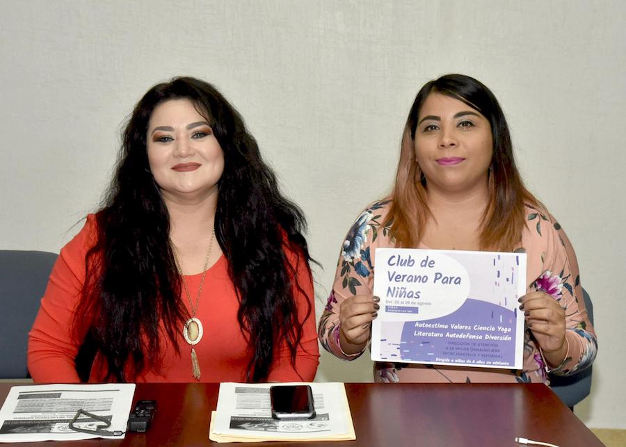 Invita Dirección de Atención a la Mujer a un club de verano para niñas