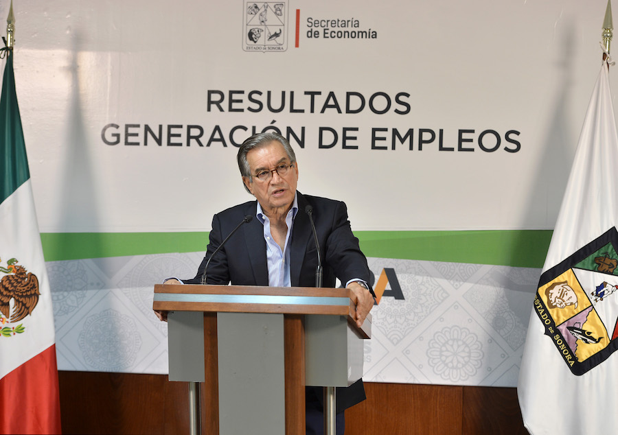 Sonora en los primeros lugares en generación de empleo