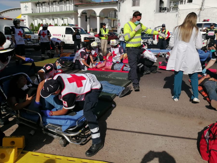 Participa Salud Sonora Simulacro Binacional Emergencia Química Mayor