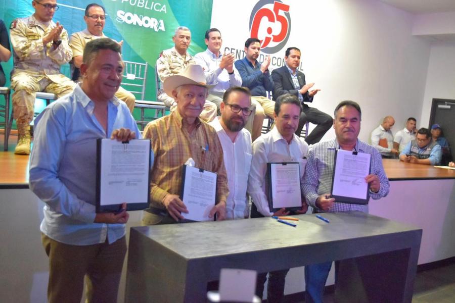 Municipios sonorenses firman acuerdo por la legalidad y seguridad pública